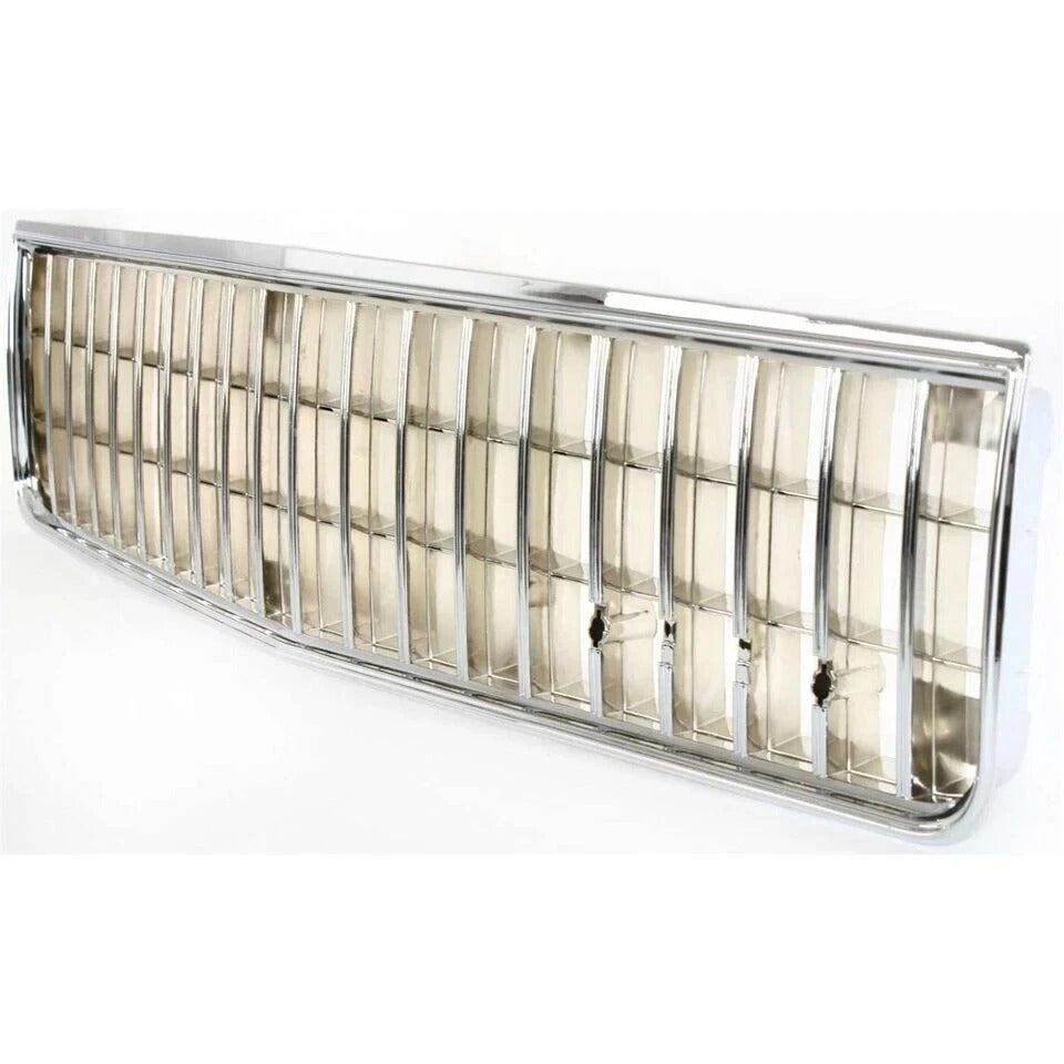 New Front Chrome Plastic For Grille Chevrolet Caprice 1986-1990 GM1200133