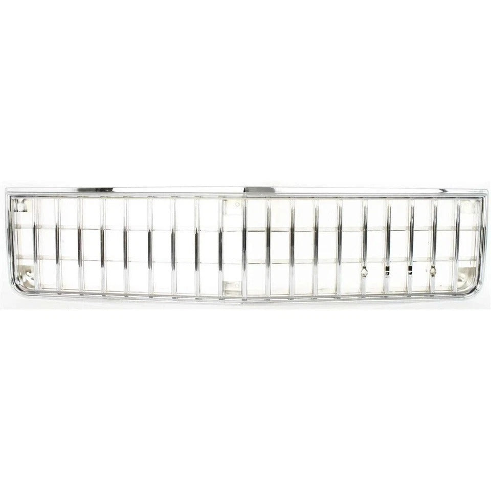 New Front Chrome Plastic For Grille Chevrolet Caprice 1986-1990 GM1200133