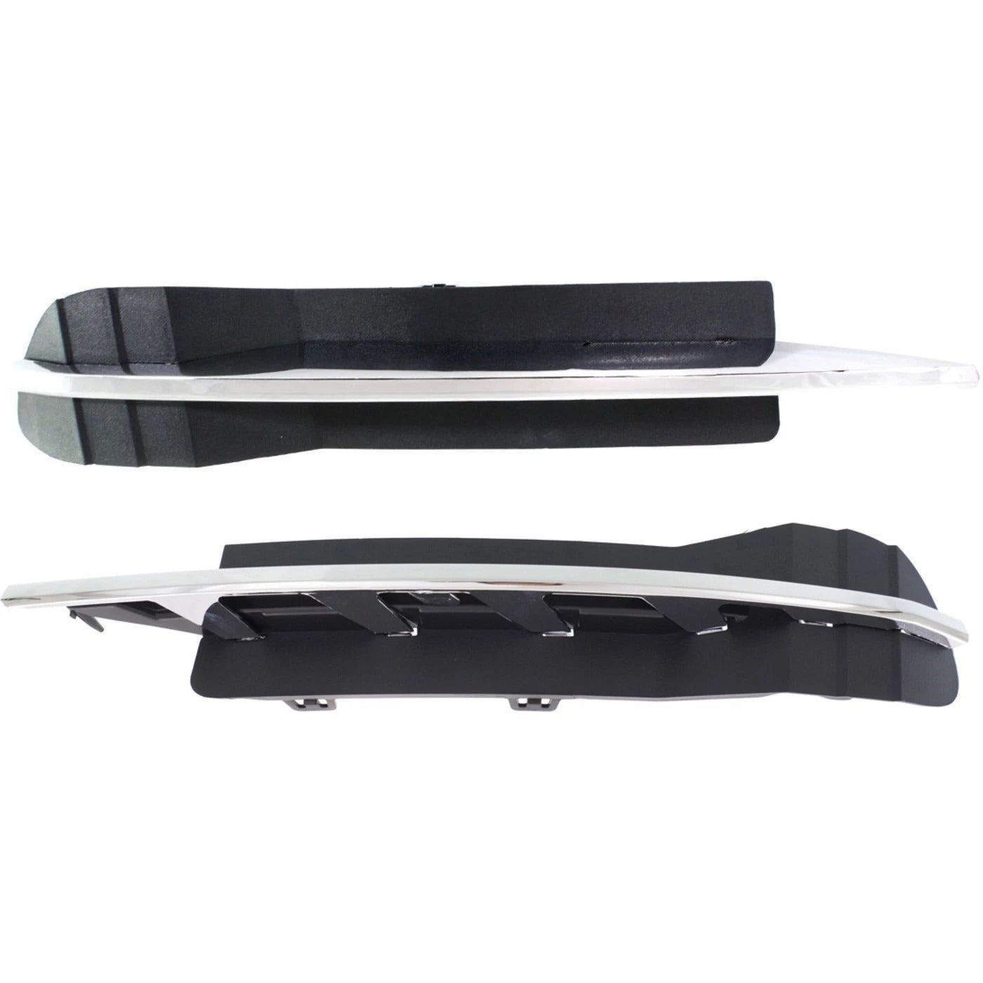 New Front Fog Light Cover For 2008-2012 Chevrolet Malibu Primed 25905344 25905343 Set 2Pc