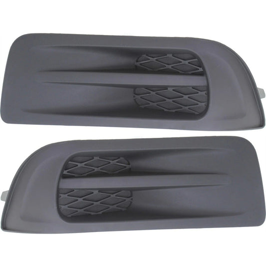 New Front Fog Light Cover For 2010-2012 Subaru Outback SU1039102 SU1038102 Set 2Pc
