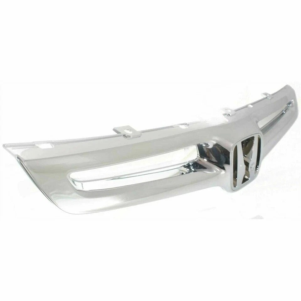 New Front Grille 4 Door Sedan Chrome For 2003-2005 Honda Accord HO1200158