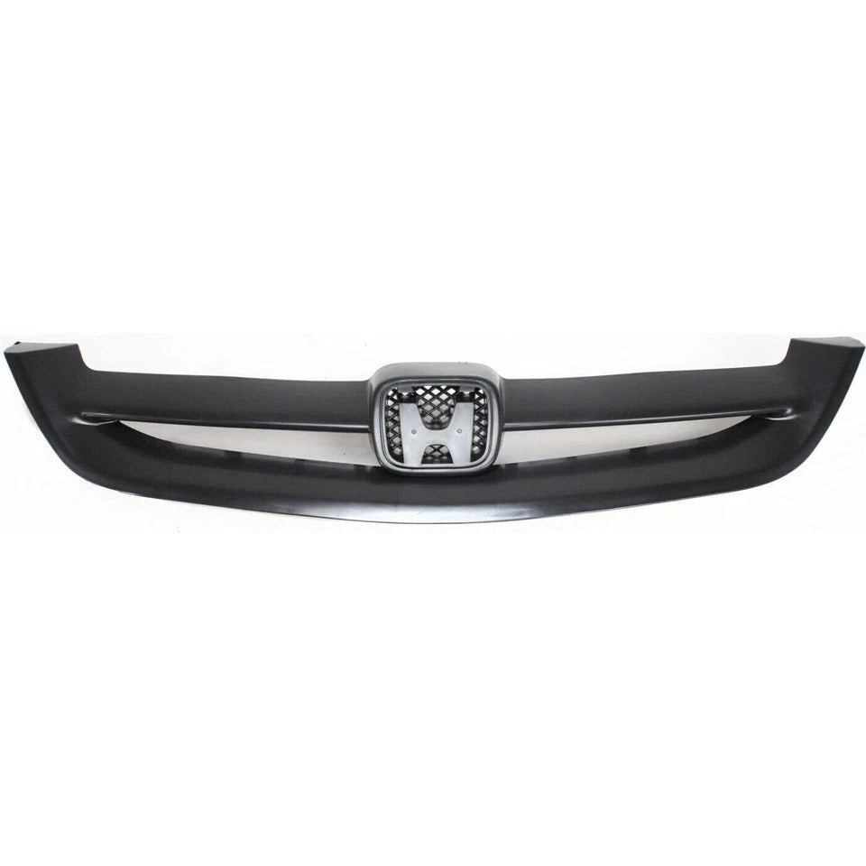 New Front Grille Assembly For 2001 2002 2003 HONDA CIVIC Black Plastic HO1200153