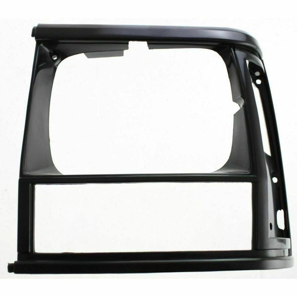 New Front Grille Black & Headlamp Door For 1991-1996 Jeep Cherokee Set of 3