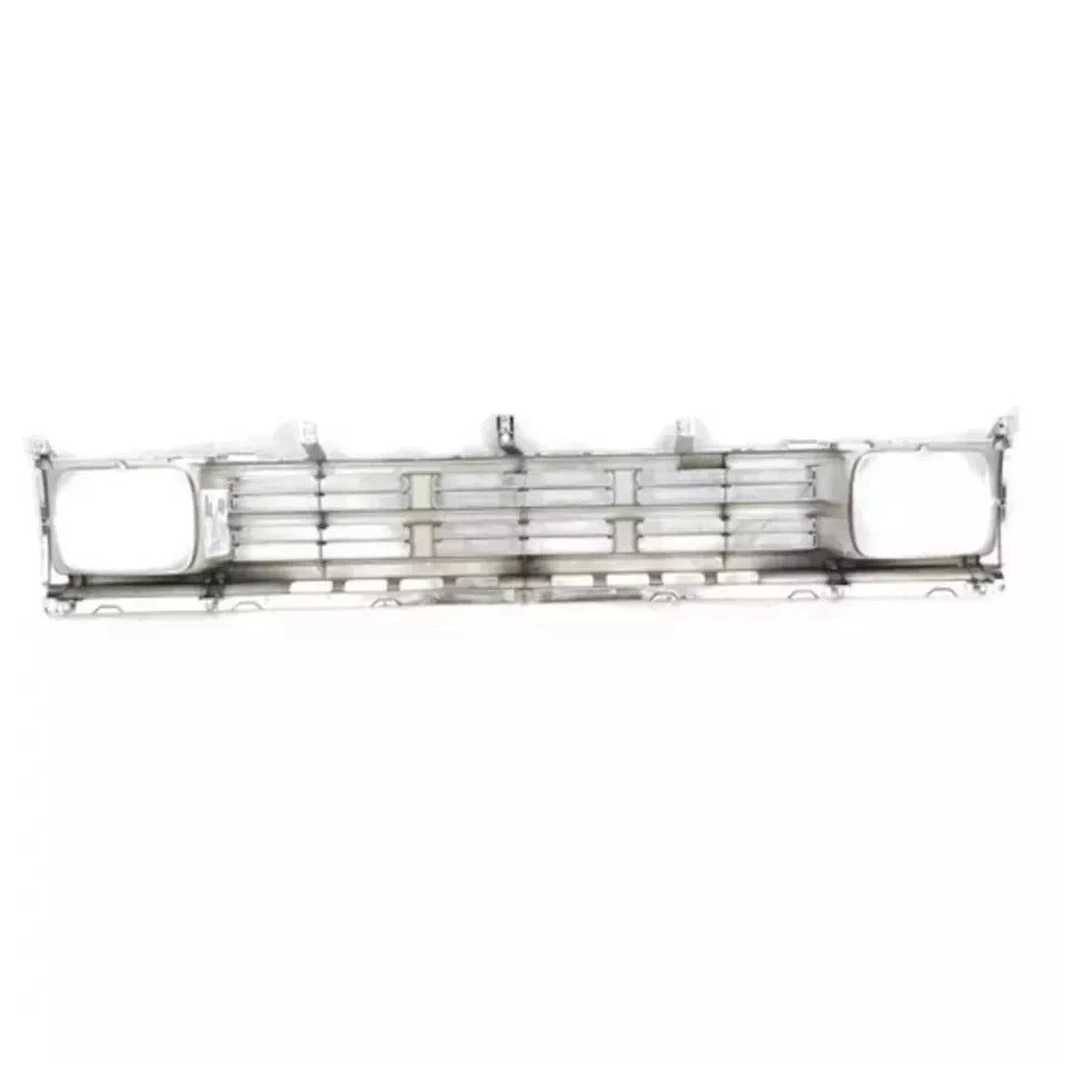 New Front Grille Chrome And Silver For 1990-1992 Nissan D21 RWD And 4WD Pickup NI1200121