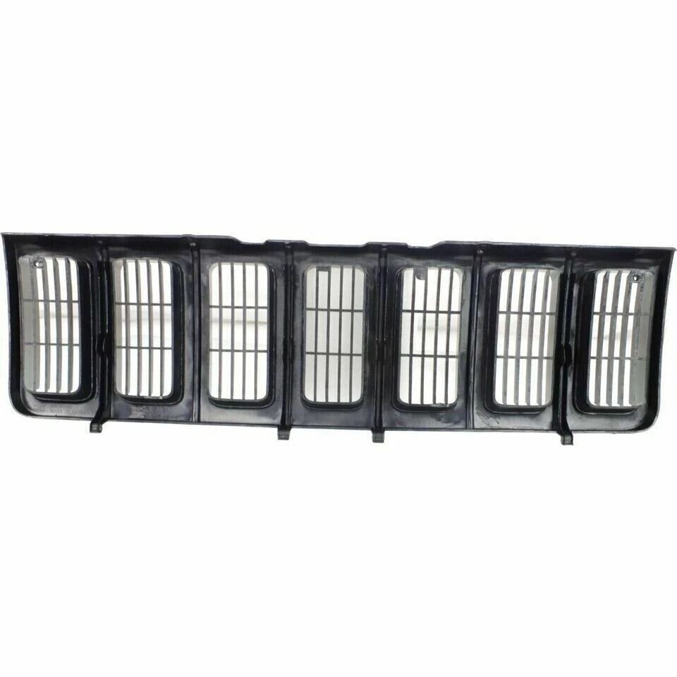 New Front Grille For 1996 1997 1998 Jeep Grand Cherokee Black Plastic CH1200193
