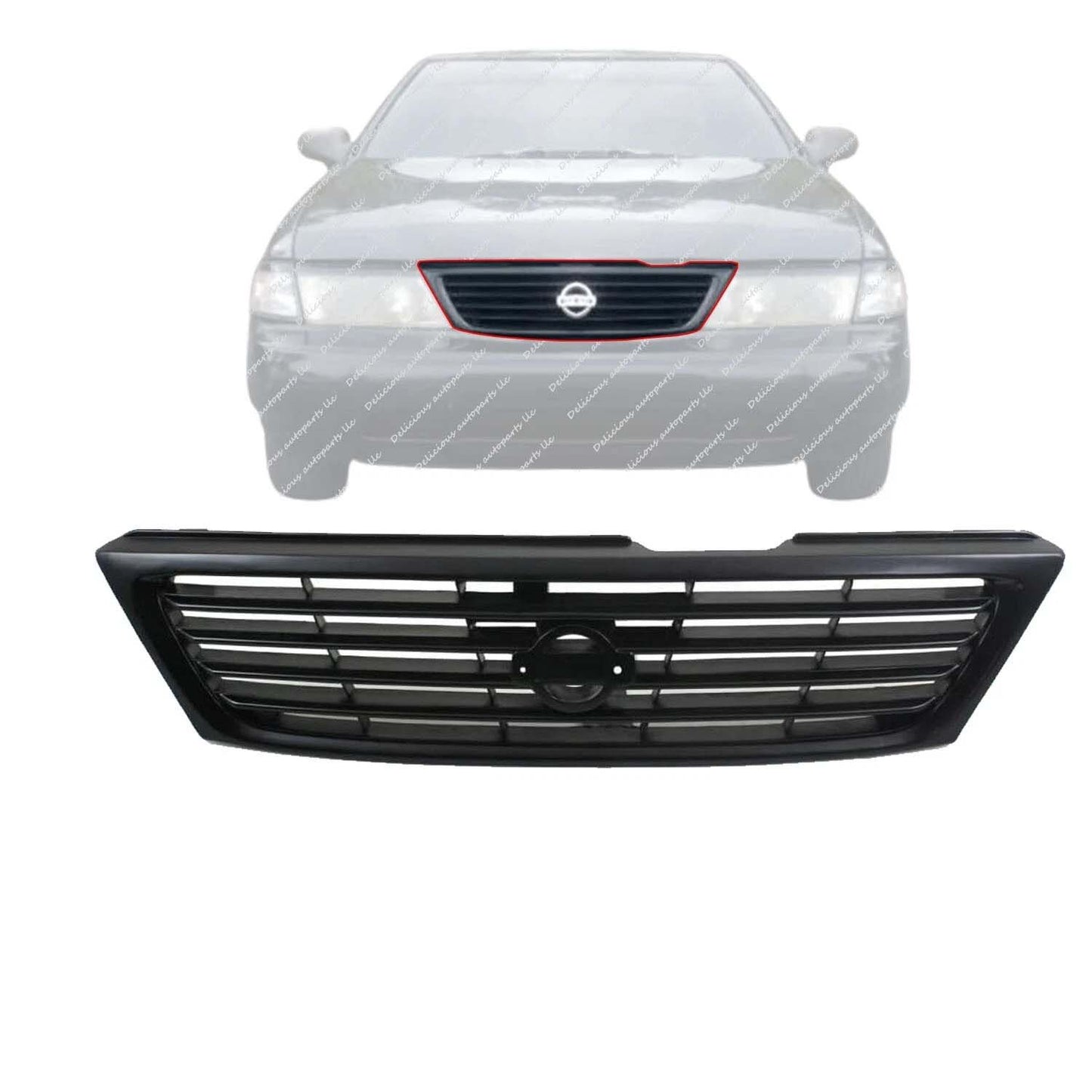 New Front Grille Grill OEM Replacement For 1995 1996 1997 Nissan Sentra NI1200163