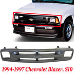 New Front Grille Painted Gray For 1994-1997 Chevrolet Blazer 94-97 S10 Plastic