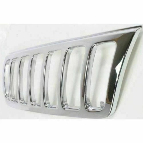 New Front Grille Shell Chrome For 1999-2003 Jeep Grand Cherokee Plastic CH1200221