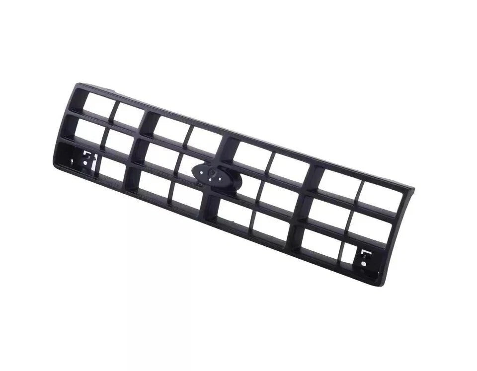 New Front Grille & Headlight Door Bezel Fits 1989-1992 Ford Ranger Black 3Pc