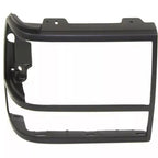 New Front Grille & Headlight Door Bezel Fits 1989-1992 Ford Ranger Black 3Pc