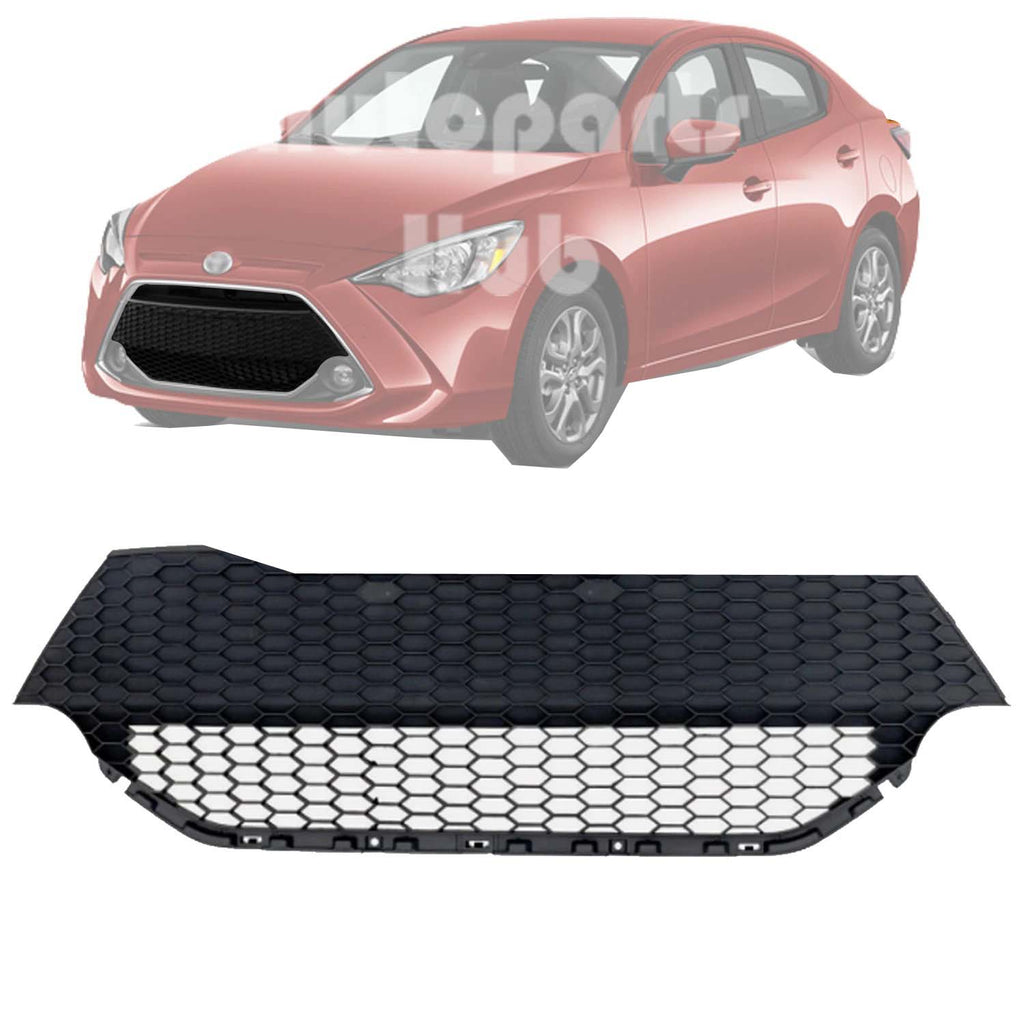 New Front Lower Bumper Grille For 2019-2020 TOYOTA YARIS Black Plastic TO1036237