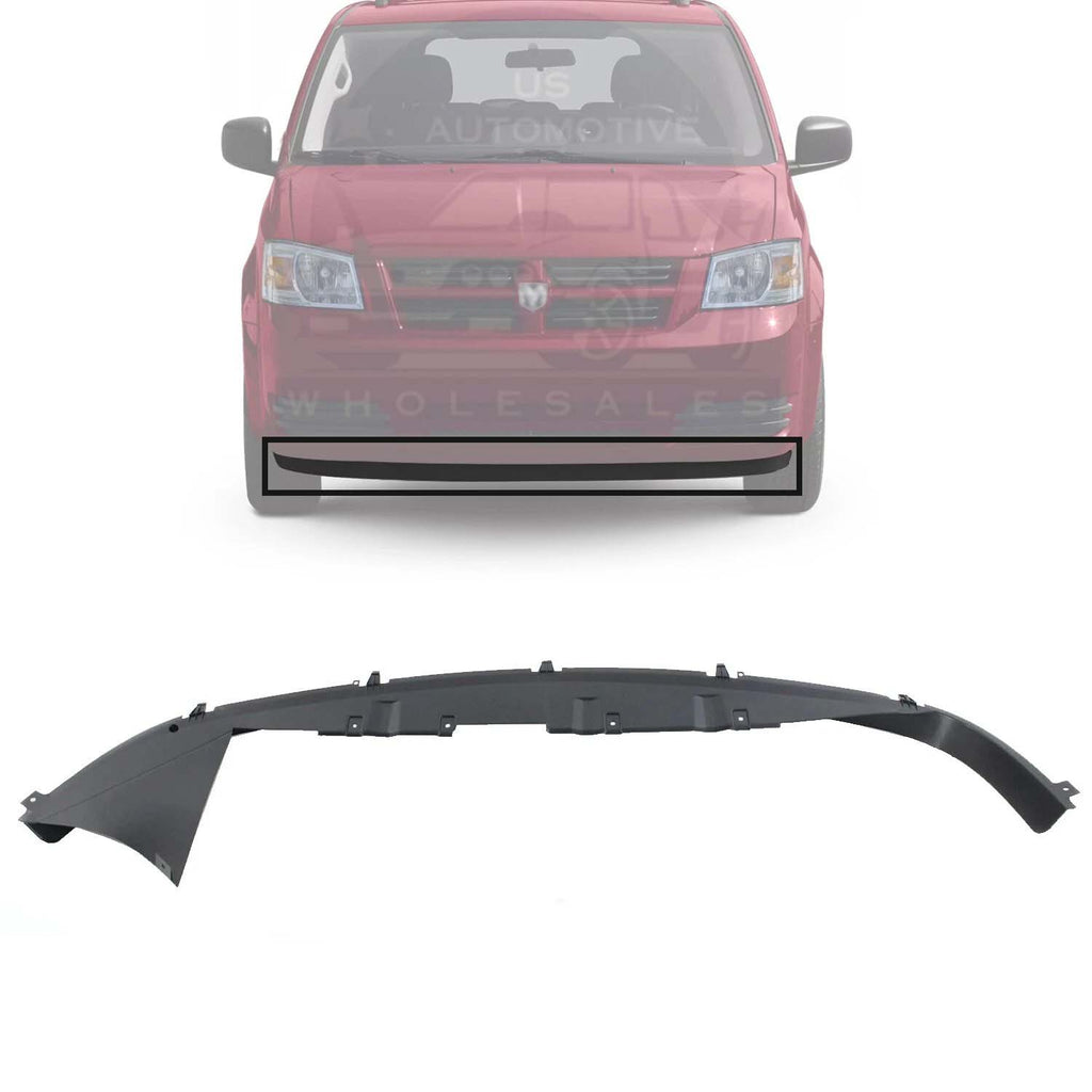 New Front Lower Valance, Air Dam Primed For 2008-2020 Dodge Grand Caravan CH1090144