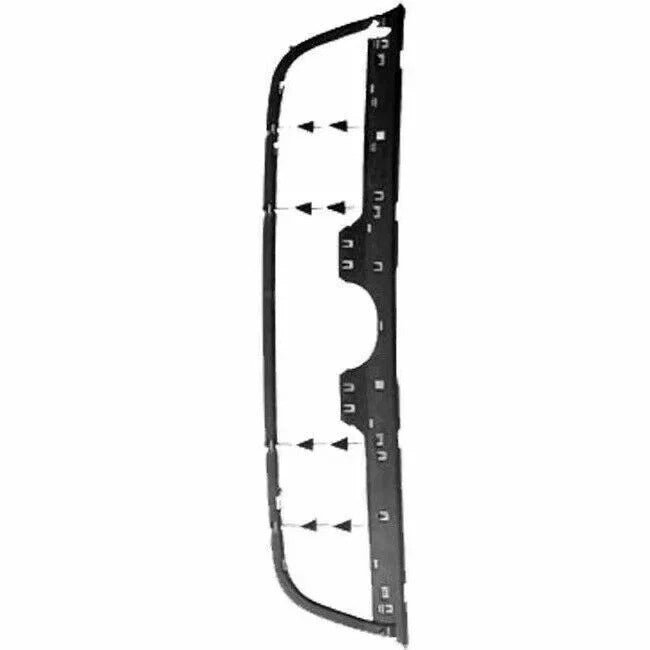 New Front Outer Grille Shell For Volkswagen Jetta 1996-1999 Plastic Black VW1202101