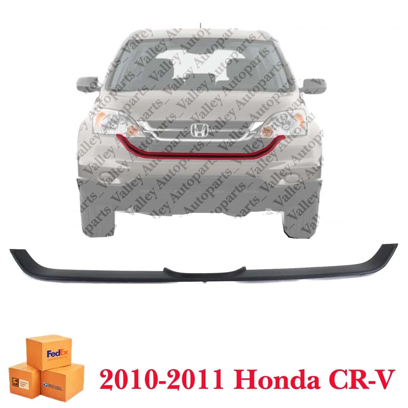 New Front Upper For 2010-2011 Honda CR-V Grille Trim Grill Dark Gray HO1210130
