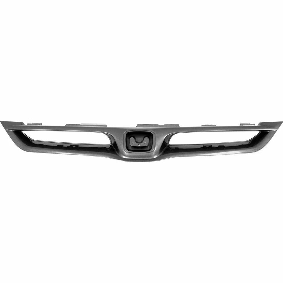 New Front Upper Grille Smoot For 2006-2007 Honda Accord Black Plastic HO1200176