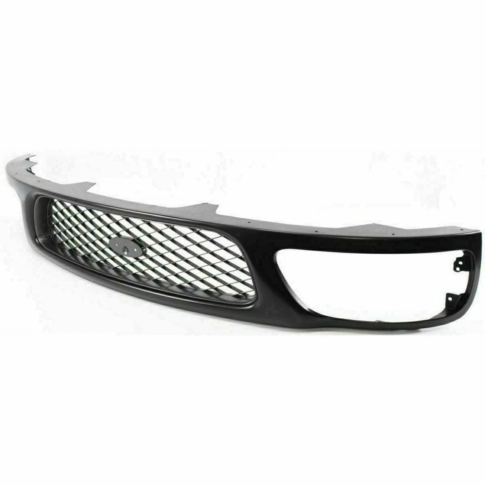 New Grill Grille Dark Gray Front For 1997-1998 FORD F-150 2-3-Door FO1200328