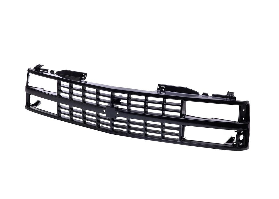 New Grille Assembly Black For 1988-93 Chevrolet C1500 K1500 C2500 K2500 C3500 K3500 GM1200228