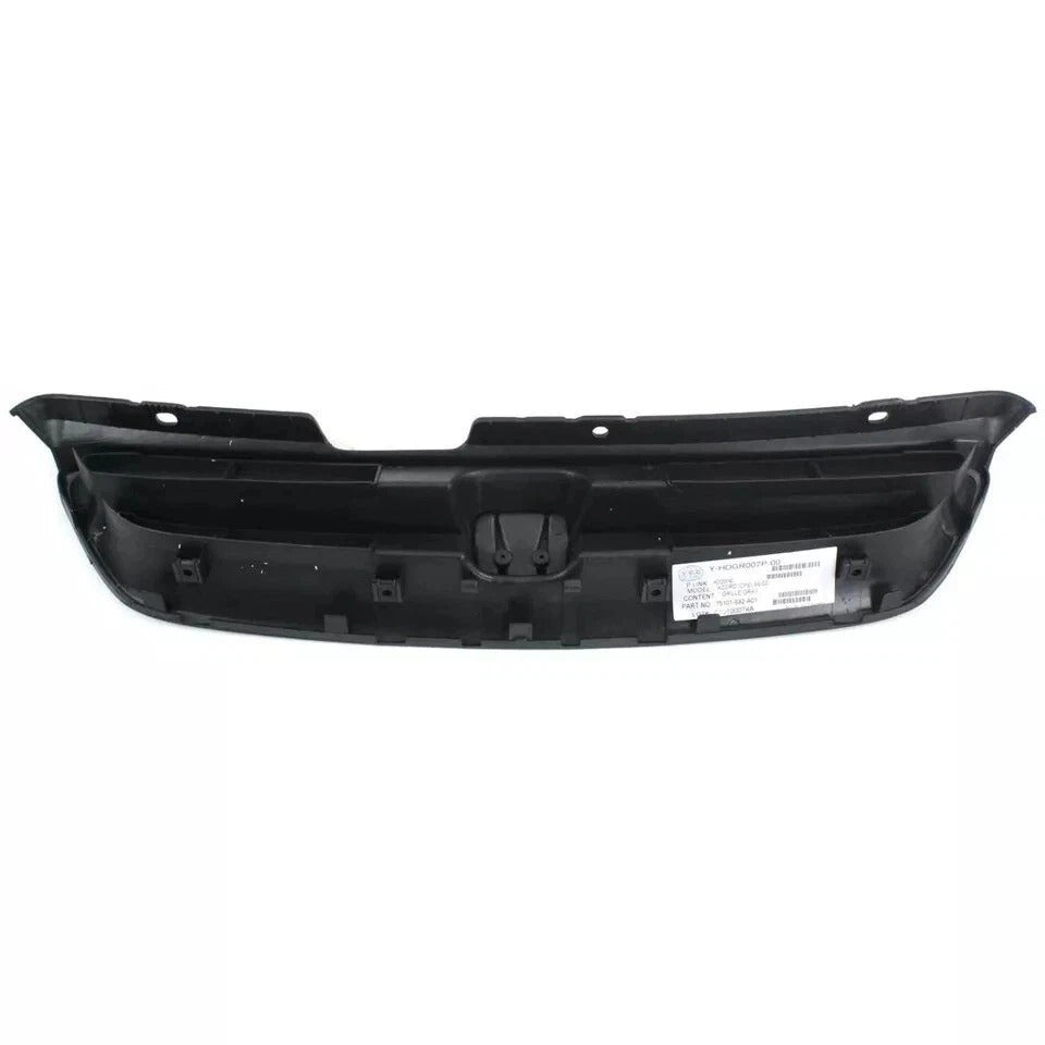New Grille Assembly Black & Primed Shell & Insert For Honda Accord 1998-2000 Front