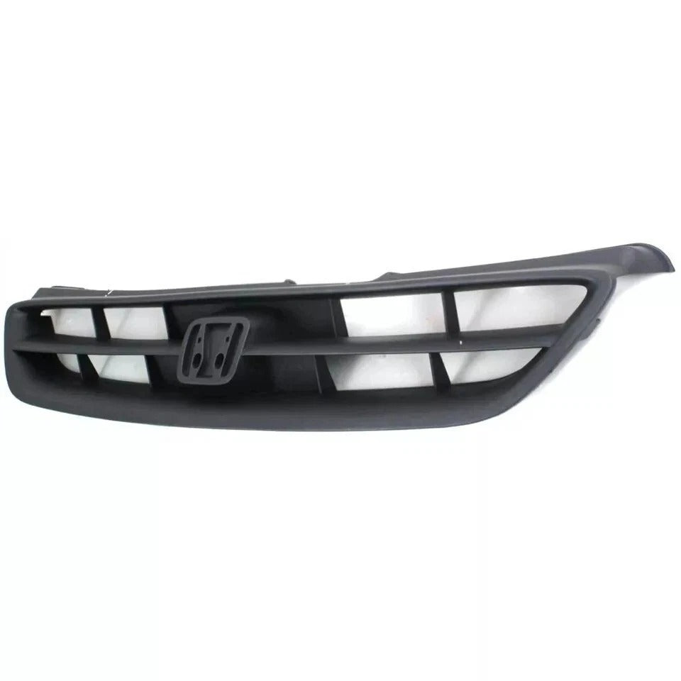 New Grille Assembly Black & Primed Shell & Insert For Honda Accord 1998-2000 Front