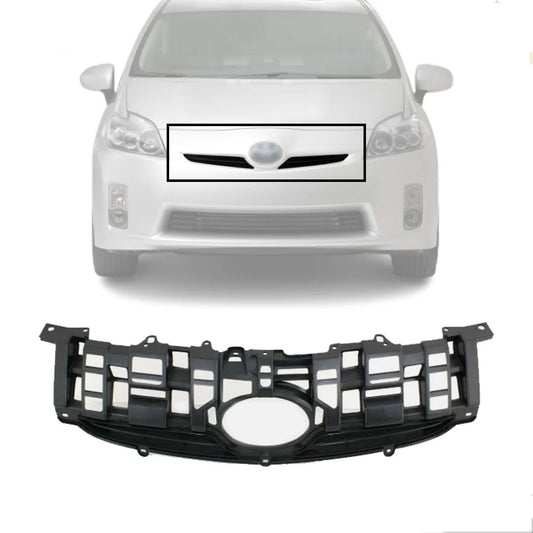 New Grille Assembly Compatible With 2010-2011 Toyota Prius Textured Black TO1200318