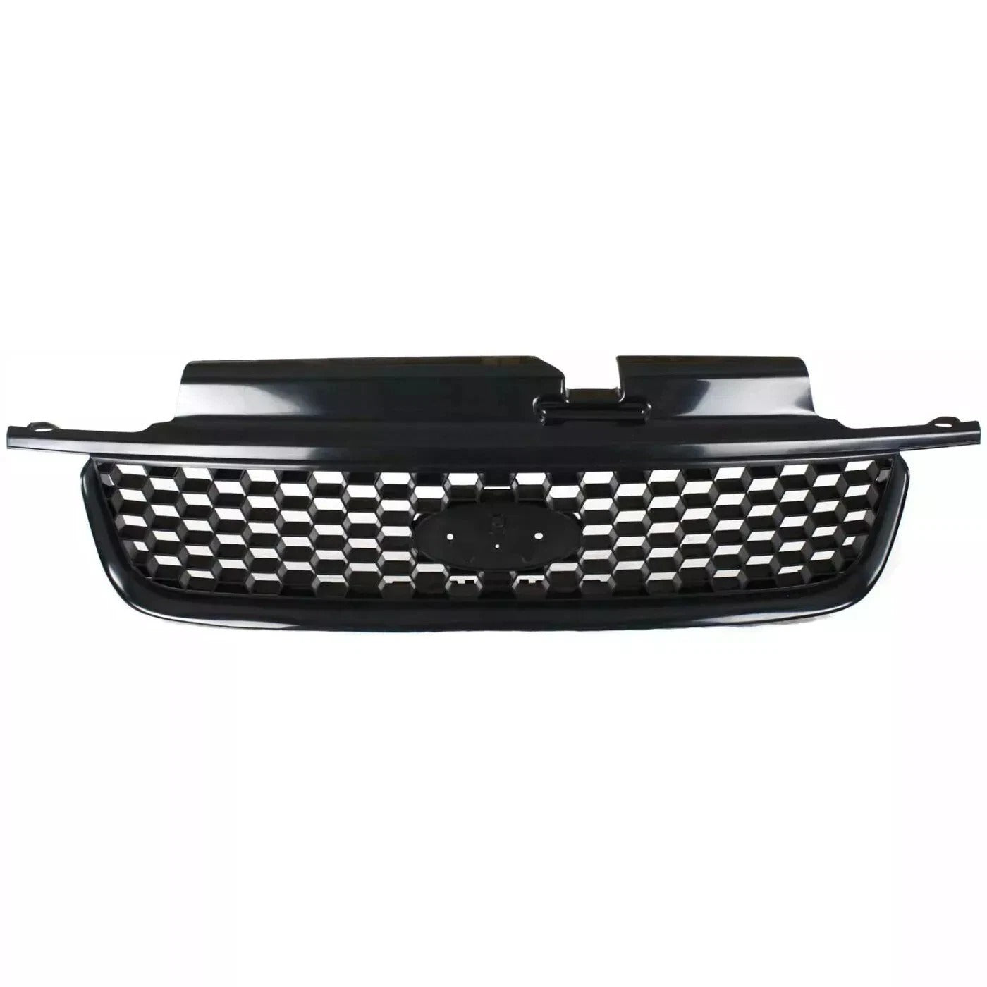 New Grille Assembly Matte Black Plastic For Ford Escape 2001-2004 Front