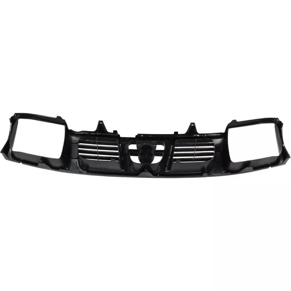 New Grille Assembly Matte Black Plastic For Nissan Frontier 1998-2000 Front