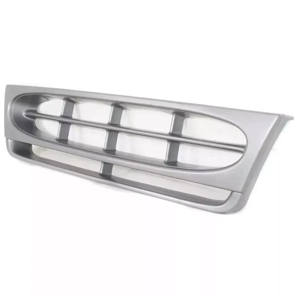New Grille Assembly Silver Shell Insert For 1997-2004 FORD E-150 E-250 Front FO1200338