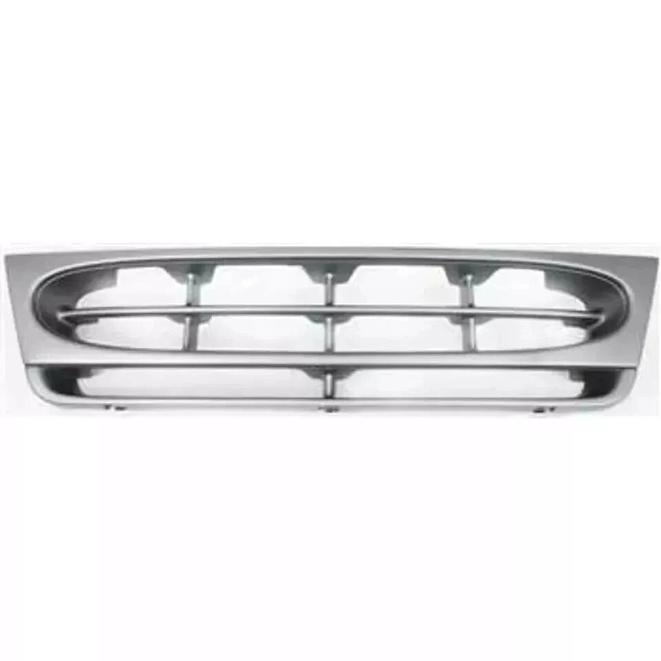 New Grille Assembly Silver Shell Insert For 1997-2004 FORD E-150 E-250 Front FO1200338