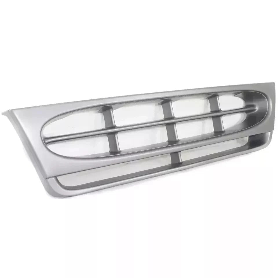 New Grille Assembly Silver Shell Insert For 1997-2004 FORD E-150 E-250 Front FO1200338