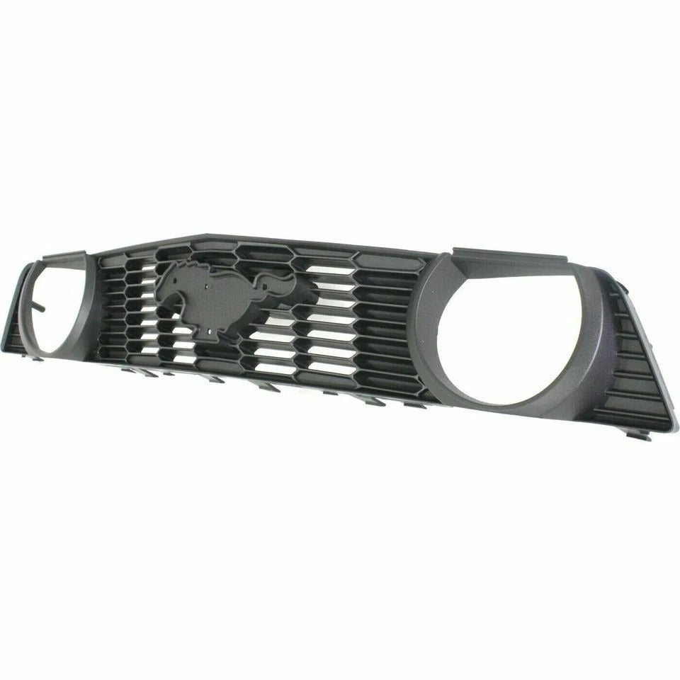 New Grille Assembly Textured Gray Plastic For Ford Mustang 2010-2012 Front FO1200516