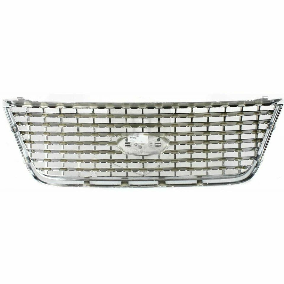 New Grille Chrome For 2003 2004 2005 06 Ford Expedition Front Plastic FO1200400