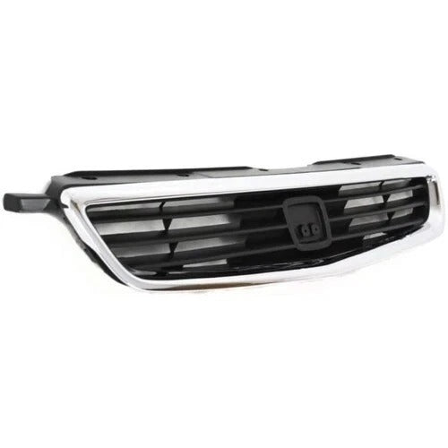 New Grille Chrome Shell with Painted Black For 1996-1998 Honda Civic Front HO1200124