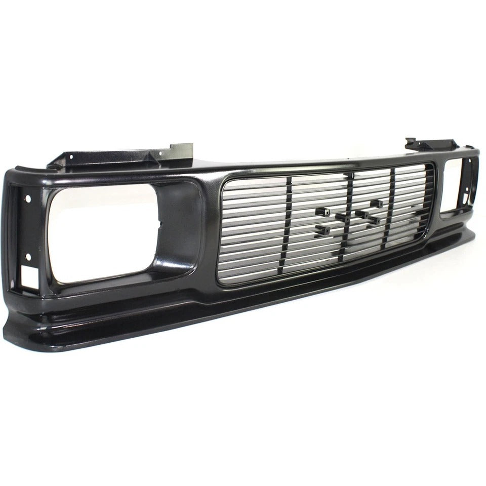 New Grille For 1991-1993 GMC Sonoma 1992-1994 Jimmy Textured Black Plastic GM1200230