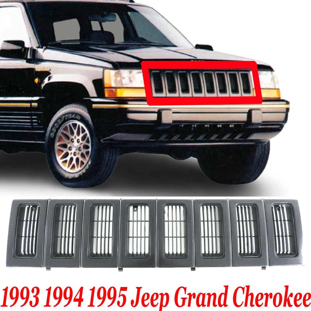 New Grille For 1993 1994 1995 Jeep Grand Cherokee Front CH1200142 5DF54MX8