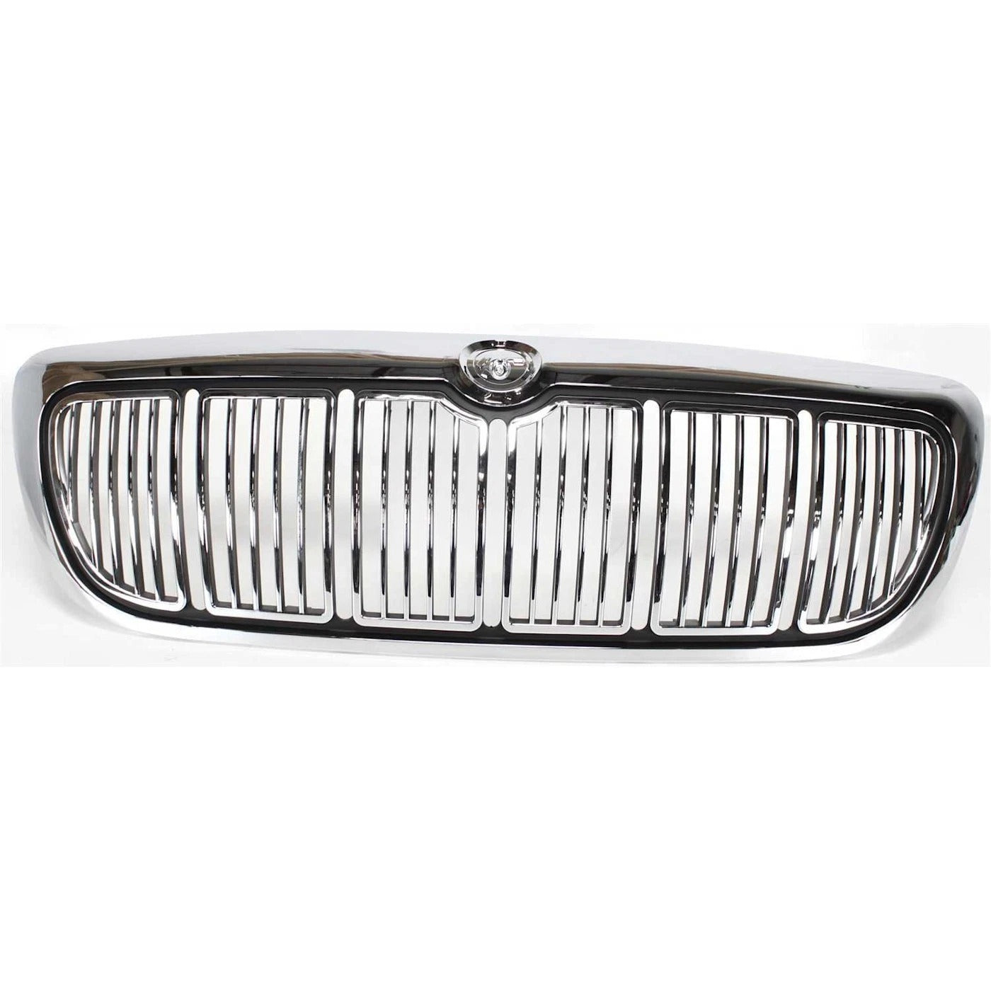 New Grille For 1998-2002 Mercury Grand Marquis Chrome Shell and Painted Black Insert