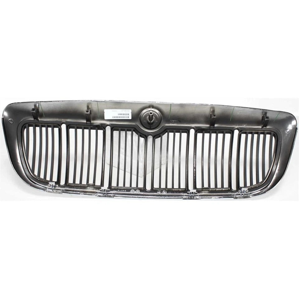 New Grille For 1998-2002 Mercury Grand Marquis Chrome Shell and Painted Black Insert