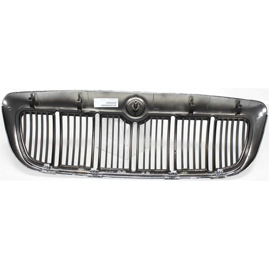 New Grille For 1998-2002 Mercury Grand Marquis Chrome Shell and Painted Black Insert
