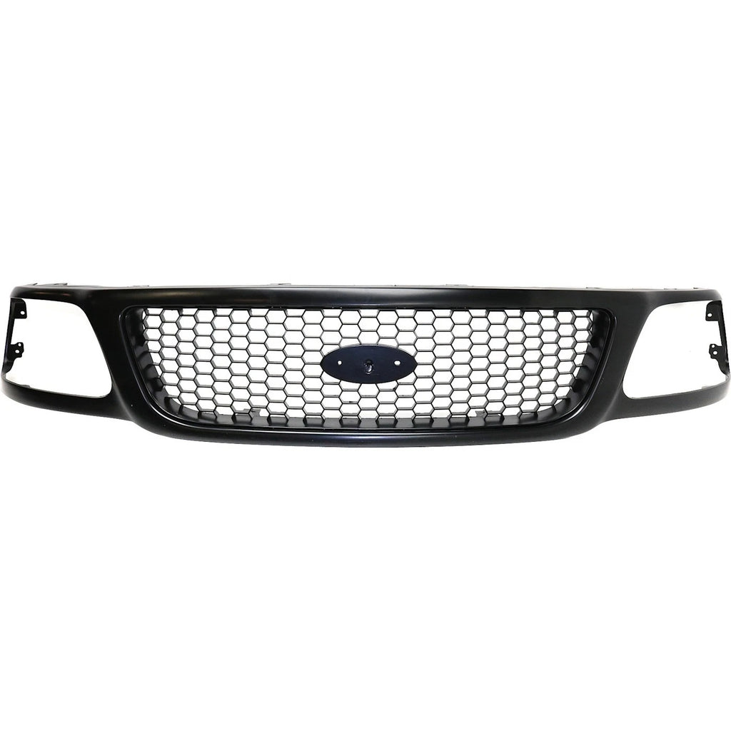 New Grille For 1999-2004 Ford F-150 1999 F-250 Front Primed Honeycomb Insert