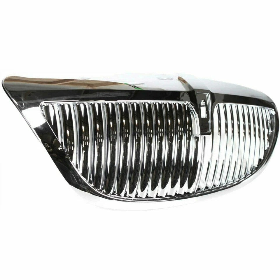 New Grille For 2003-2011 Lincoln Town Car Chrome Shell and Insert with emblem provision FO1200403