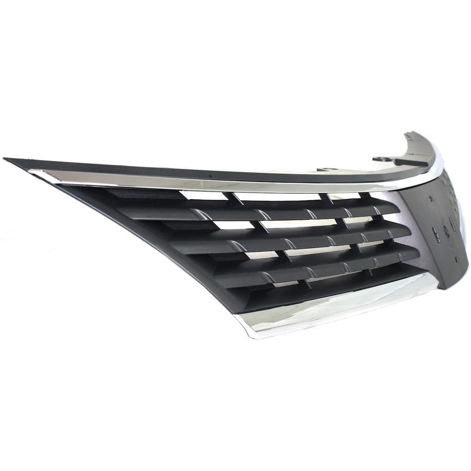 New Grille For 2007-2009 Nissan Versa Lower Gray Plastic