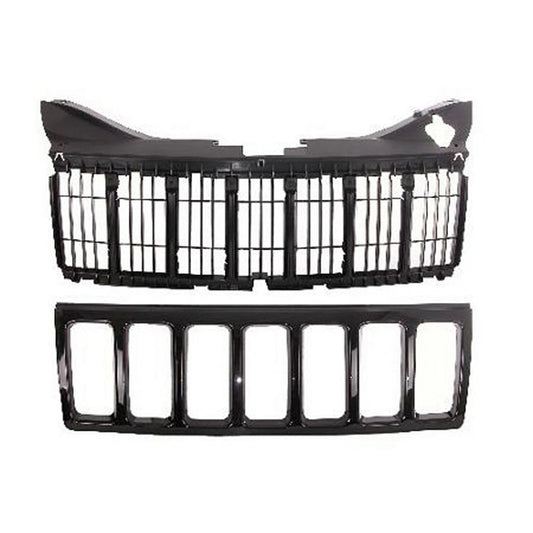 New Grille For 2008-2010 Jeep Grand Cherokee Plastic CH1200307 1DF491XRAB