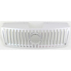 New Grille Painted Silver For 2006-2009 Mercury Milan Plastic 6N7Z8200A FO1200484