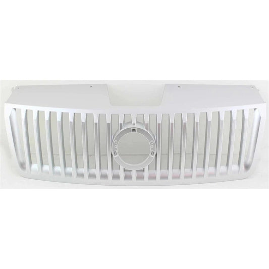 New Grille Painted Silver For 2006-2009 Mercury Milan Plastic 6N7Z8200A FO1200484