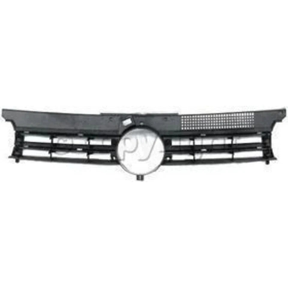 New Grille Shell Black Plastic For Volkswagen Golf 1999-2006 Front VW1207101
