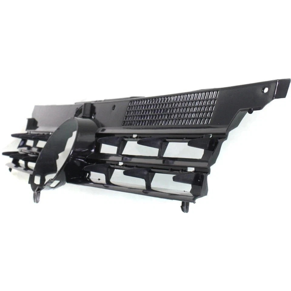 New Grille Shell Black Plastic For Volkswagen Golf 1999-2006 Front VW1207101