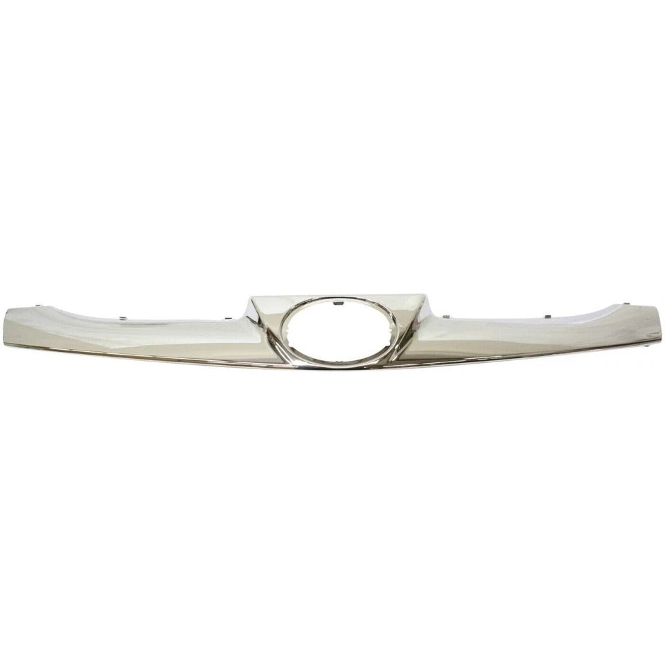 New Grille Trim For 2006-10 Toyota Sienna Upper Molding Chrome with Emblem Provision TO1210103