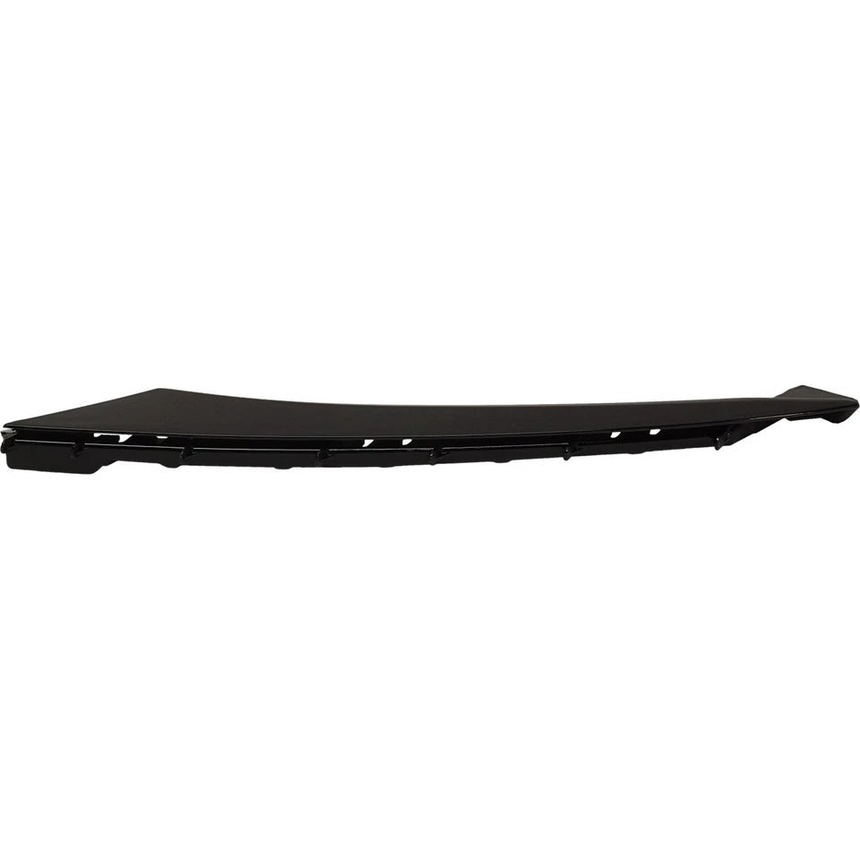 New Grille Trim For 2018-2020 Honda Accord Painted Black Left and Right Side Set 2Pc