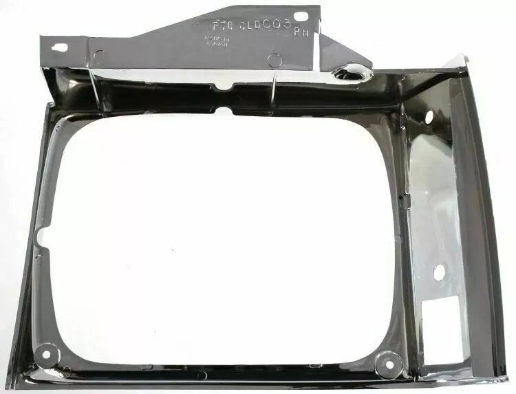 New Grille & Head Light Door Kit For 1982-1990 Chevrolet S10 Chrome & Silver Set of 3