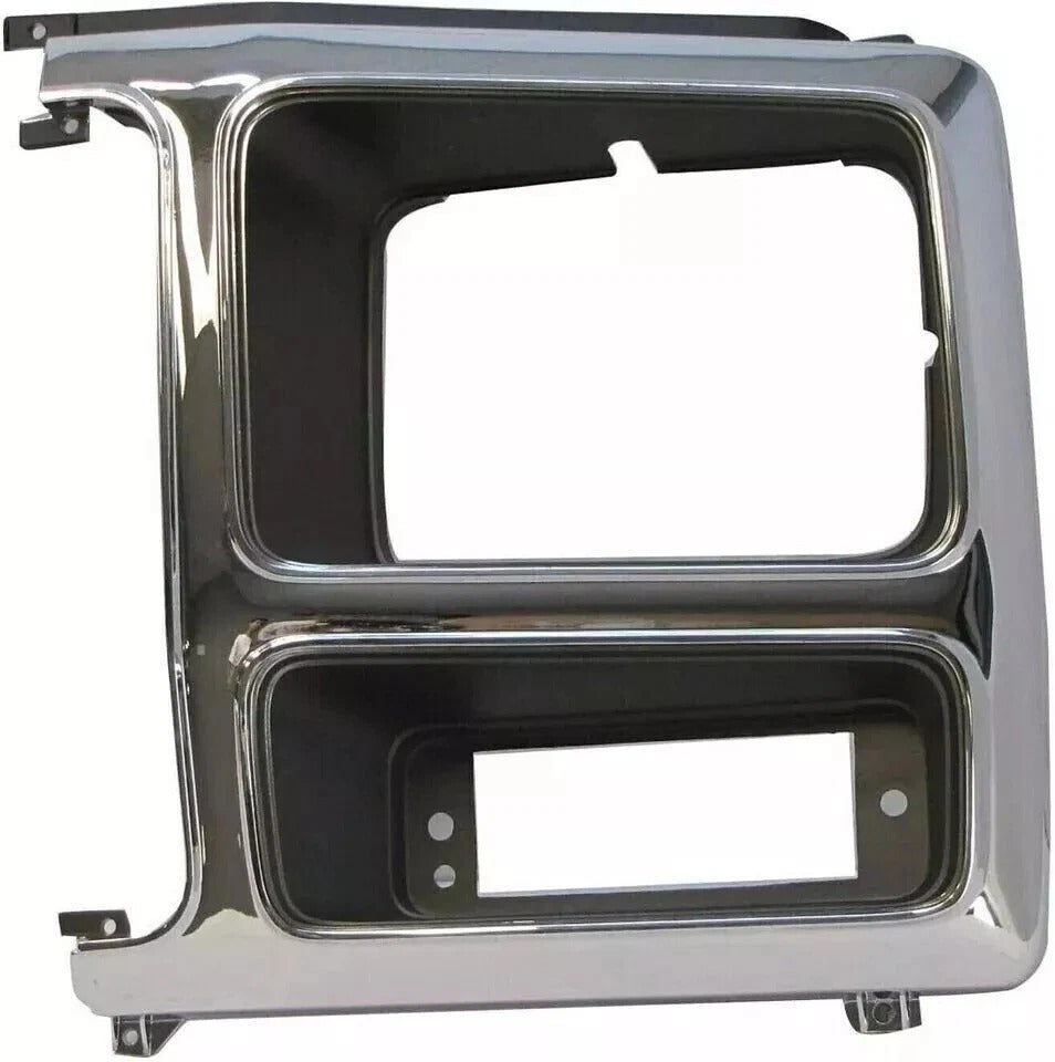 New Grille + Headlight Bezel Trim Fits 1982-1986 Ford F-100 150 250 350 Bronco Front Set 3Pc