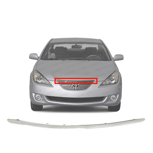 New Hood Molding Trim Moulding For 2004-2008 Toyota Solara Chrome TO1235101